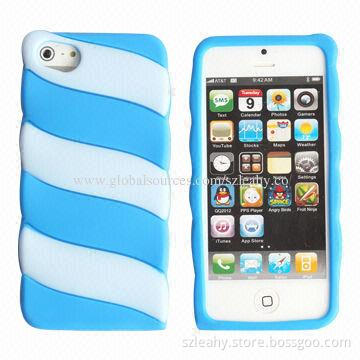 Ice cream pattern silicone case for iPhone 5/5S